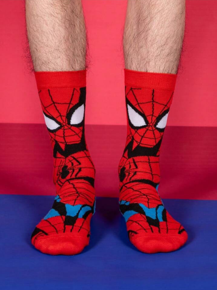 THEPAIR Men's Comfortable Super-Hero Printed Sock